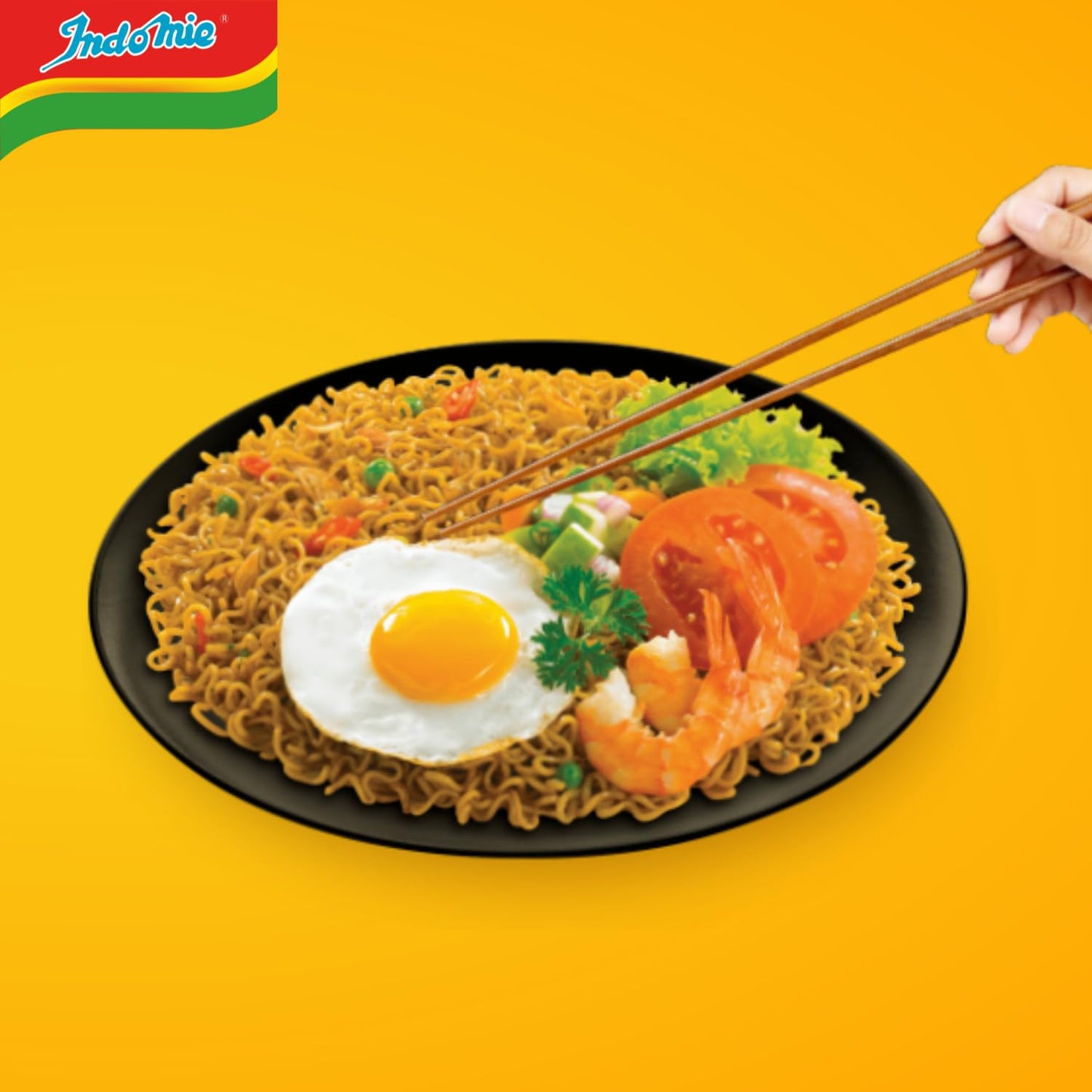 Indomie Tallarines instantáneos fritos Mi Goreng, sabor Fideos salteados, 85 g (paquete de 40) (el empaque puede variar)