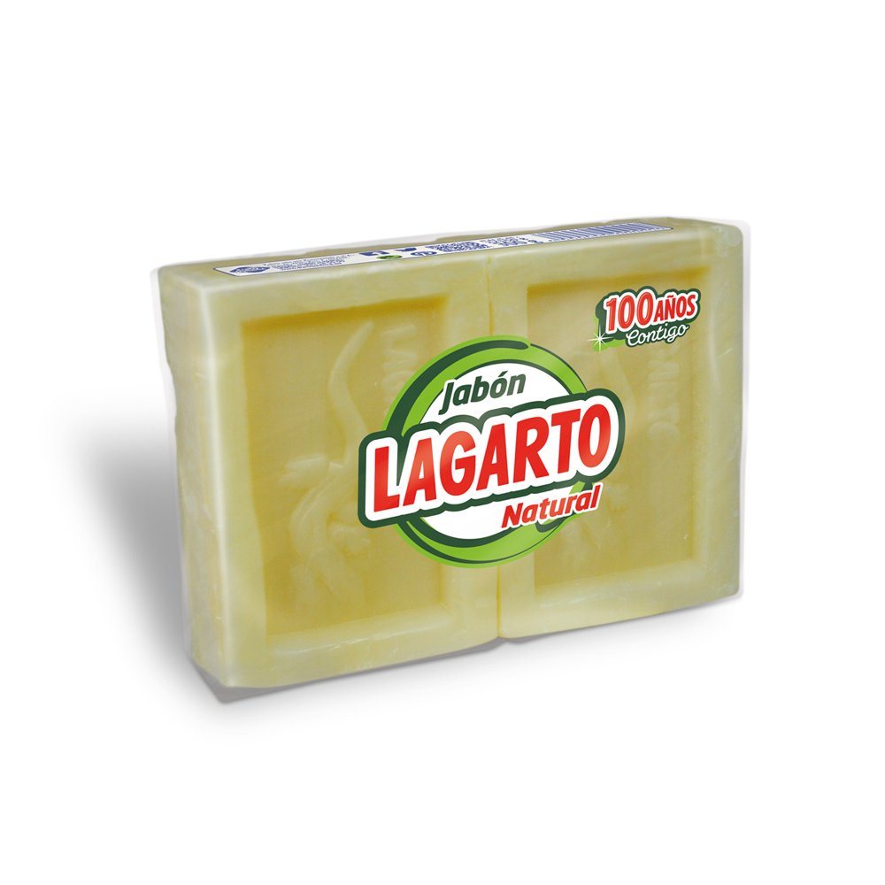 Lagarto Jabón Natural - Paquete de 2 x 150 gr