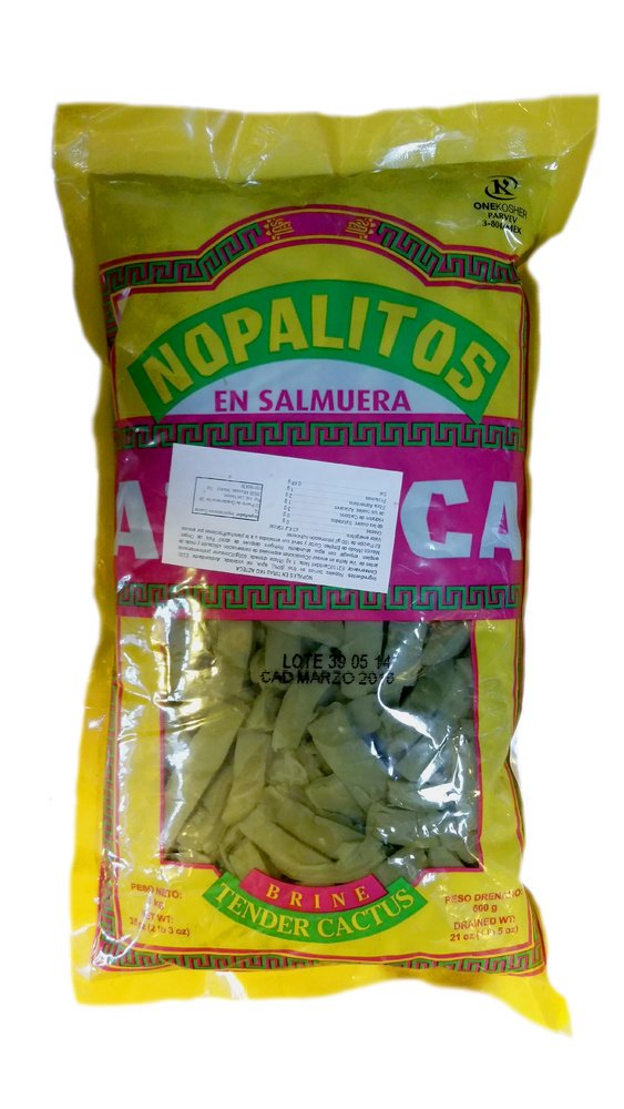 Nopales en Salmuera/(al Natural) en tiras