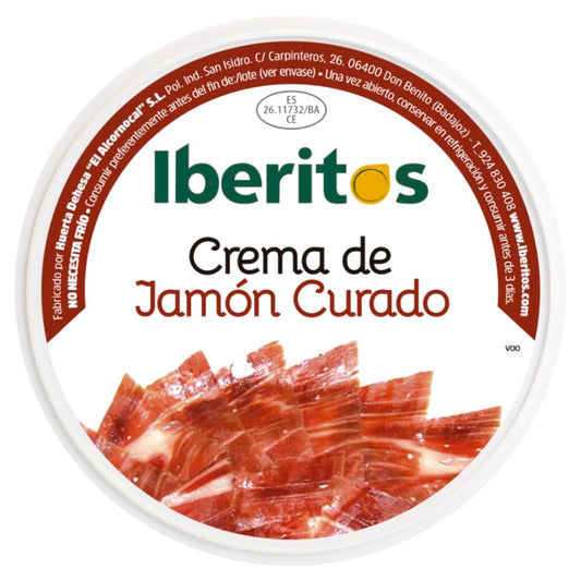 Iberitos - Lata de Crema de Jamon Curado - 250 Gramos