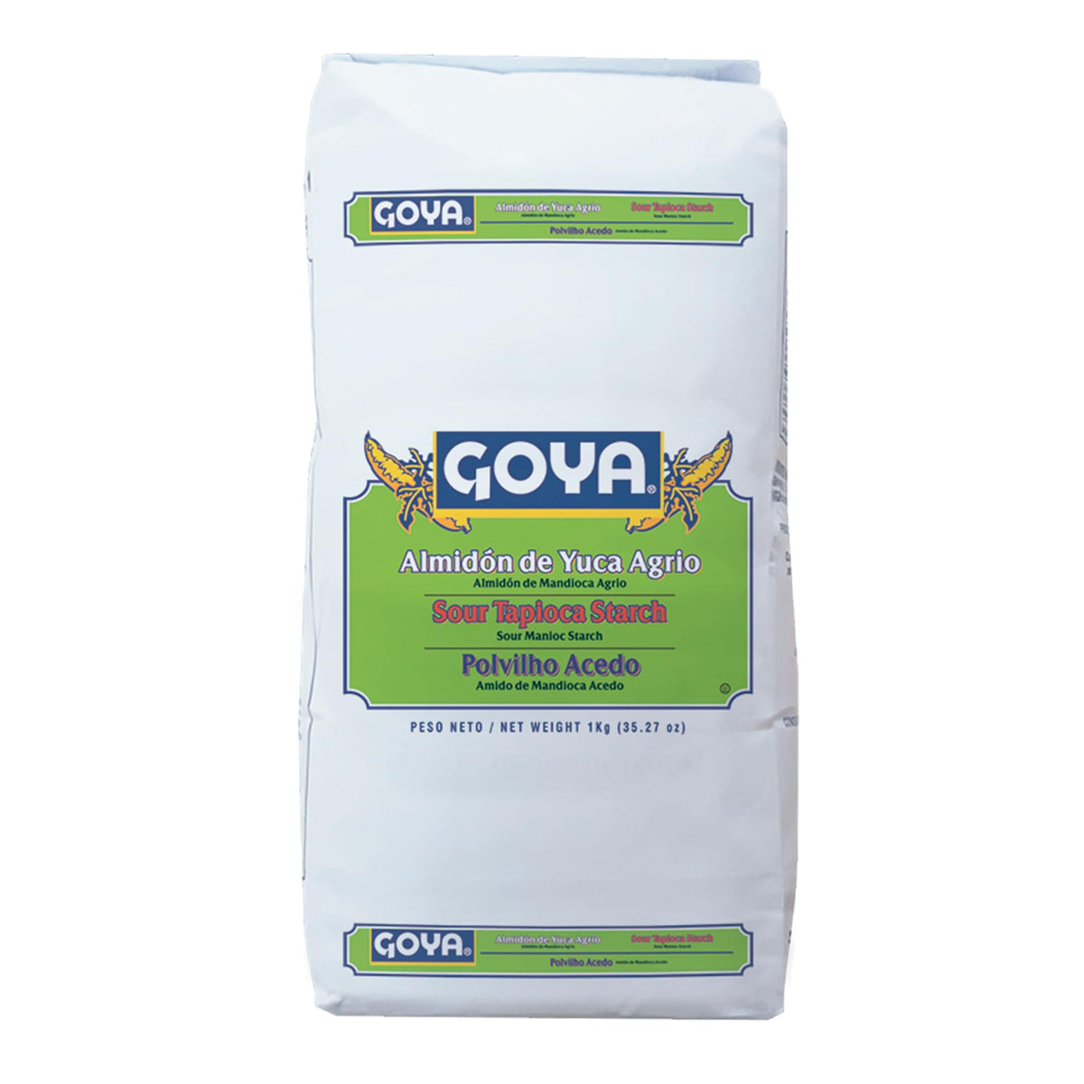 Goya Almidón de Yuca Agrio 1 Kg, Sin Gluten Ideal para Celiacos
