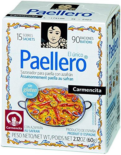 Carmencita Mezcla de Especias para Paella 15 sobres - [Pack 3]