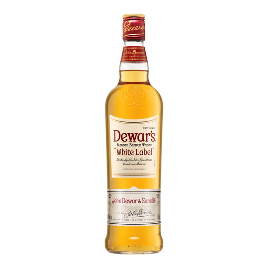 Dewar's White Label Blended Scotch Whisky, 40% ABV, 70cl / 700ml, Acabado en Barricas de Roble Seleccionadas