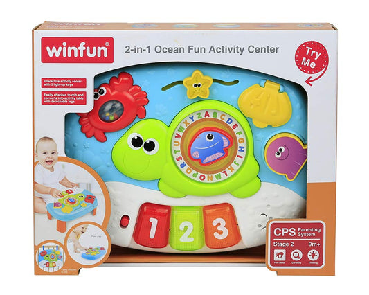 Winfun - Centro de juego infantil con luz y sonido (ColorBaby 44529)