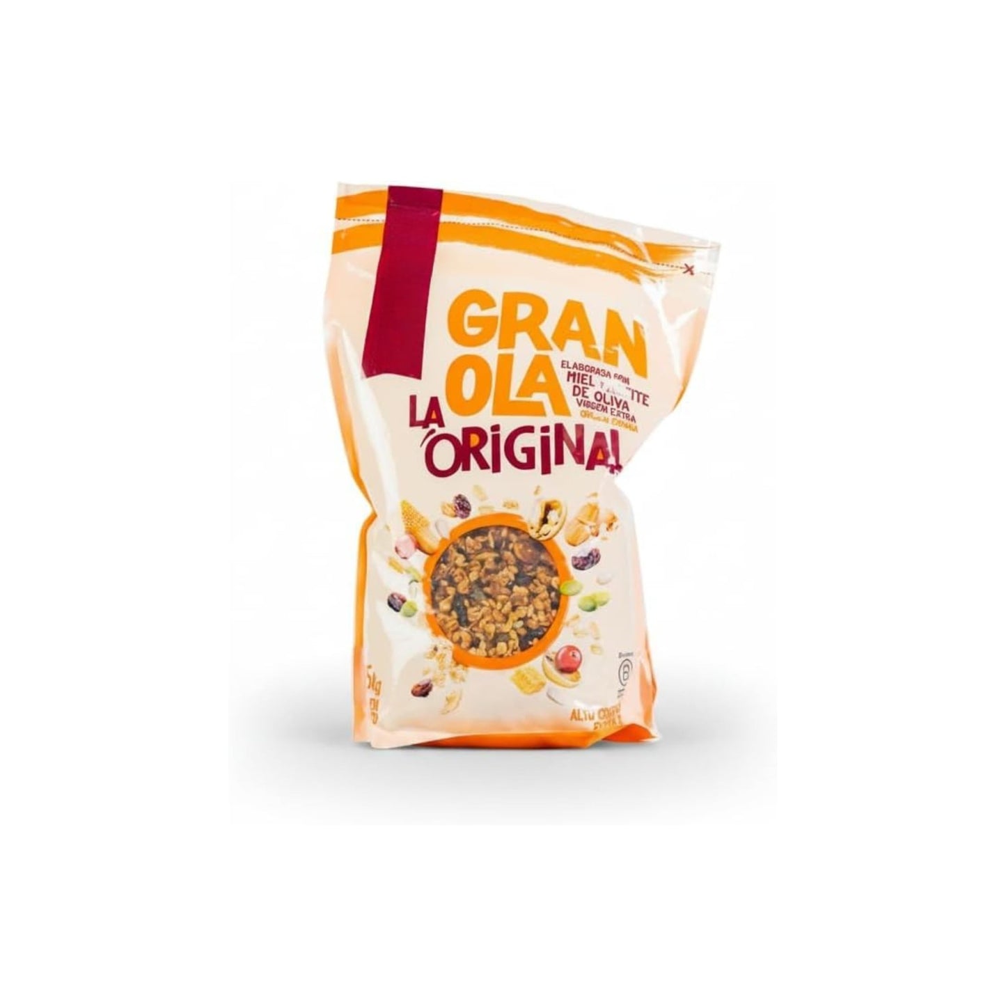 Granola La Original 1,5 kg - Pack Familiar Saludable con Aceite de Oliva Virgen Extra y Miel - Elaboración Artesanal en España - Ingredientes 100% Naturales y Sin Aditivos - NEXU