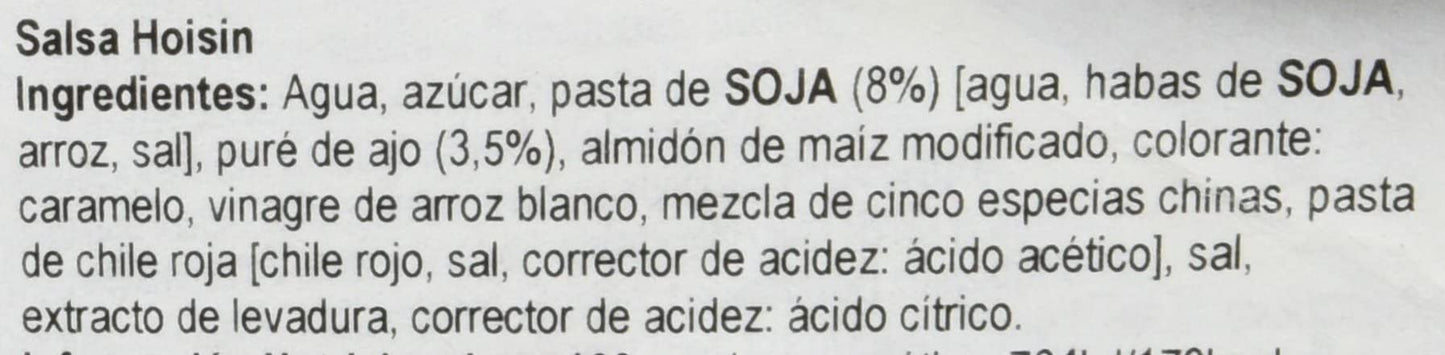 Blue Dragon - Salsa HOISIN, Salsa de Habas de Soja, Sésamo, Ajo y Especias, Condimento ideal para Comidas - 1 litro