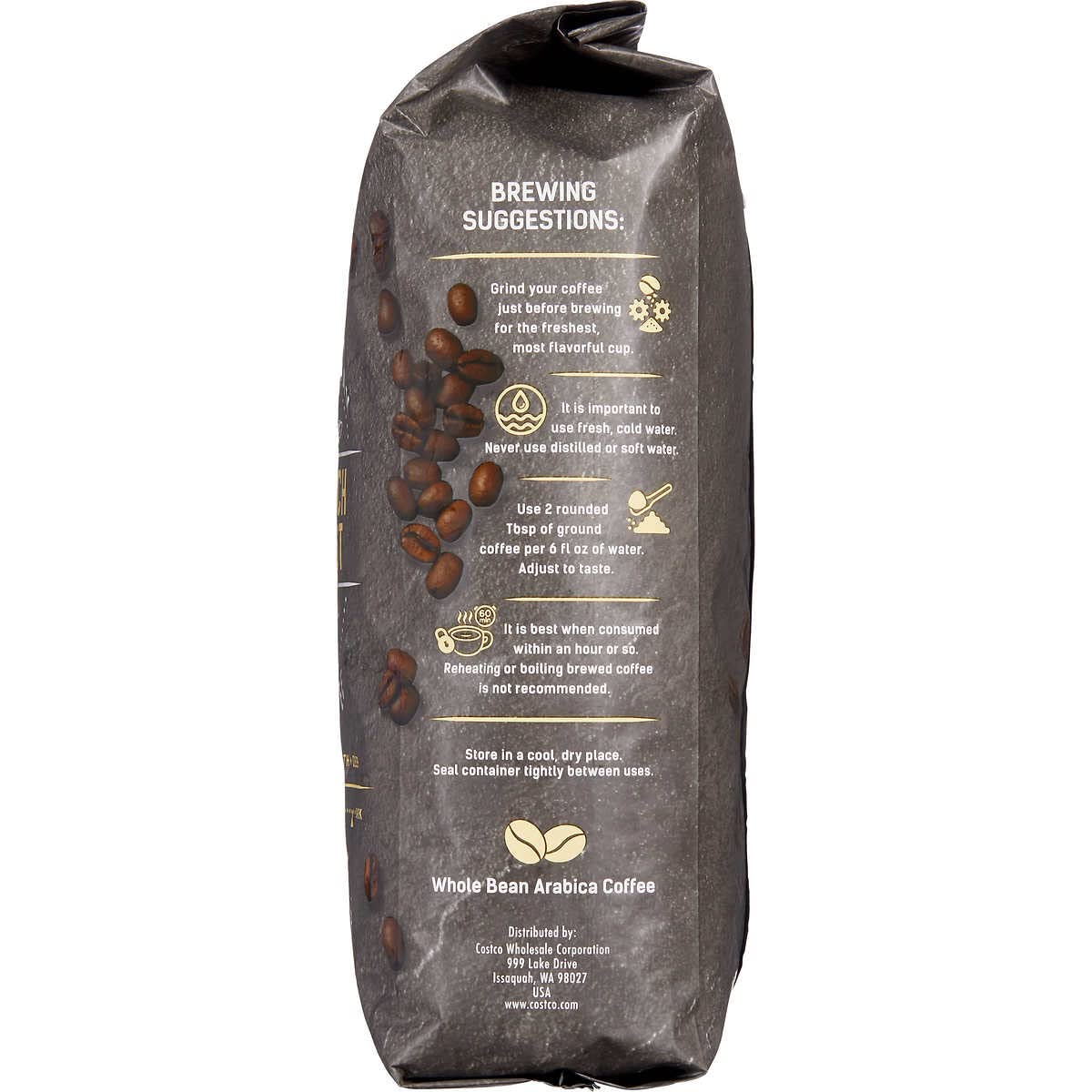 Kirkland Café de grano entero, tostado francés, 2.5 libras