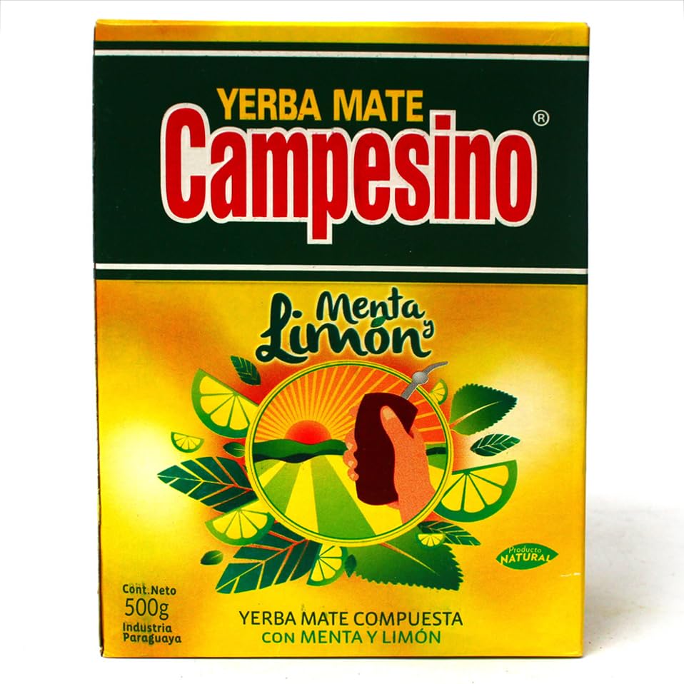 Yerba mate Campesino Menta y limón 500gr