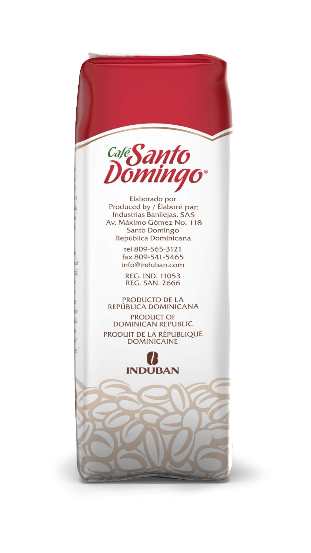 Cafe Molido Santo Domingo Coffee 1 Lb. Bags 3-pack 3 Lbs. Total