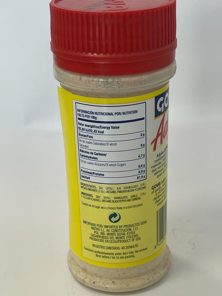 Adobe sazonador con pimienta - Ideal para Aves , Pescados y Carnes - 226 Gramos