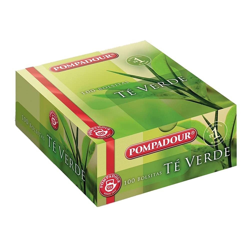 Te Verde Pompadour 100 Bolsitas