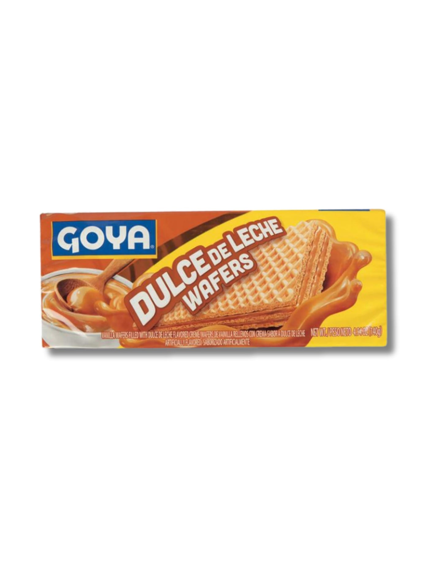Galletas Wafer Rellenas de Dulce de Leche - Pack de 6 Paquetes de 140g - Snack Crujiente Tradicional Latino para Meriendas y Compartir - Goya - NEXU