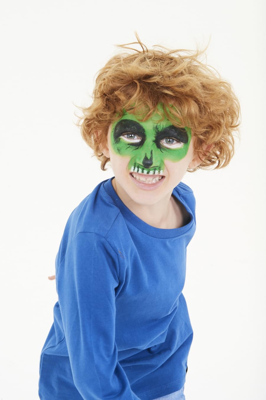 Carioca Mask Up Monsters, Kit de Pintura Facial para Niños y Niñas, Barras de Maquillaje Ideal para Navidad, Halloween, Carnaval y Fiestas - 3 Colores y 2 Tutoriales - Dermatológicamente Testado