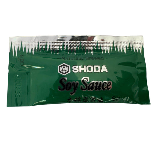 Salsa de Soja en Sobres Individuales 8g x 200 Unidades |SOY SAUCE SHODA | Naturally Brewed | Salsa Japonesa para Sushi, Comida Asiática, Delivery y Restaurantes BY NEXUSELL