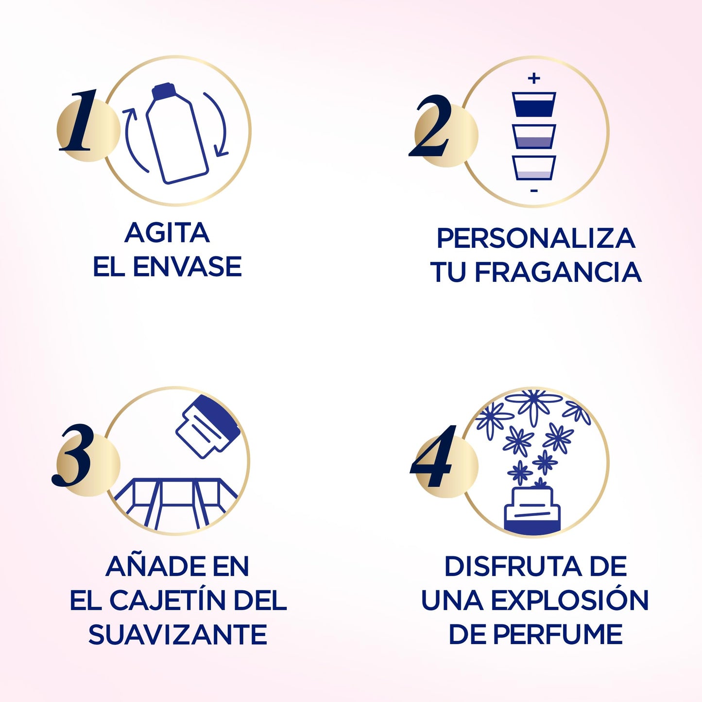 Flor Perfumador para la Ropa con fragancia floral Rosa, hasta 36 dosis, 720ml, 1 Unidad (Paquete de 1)