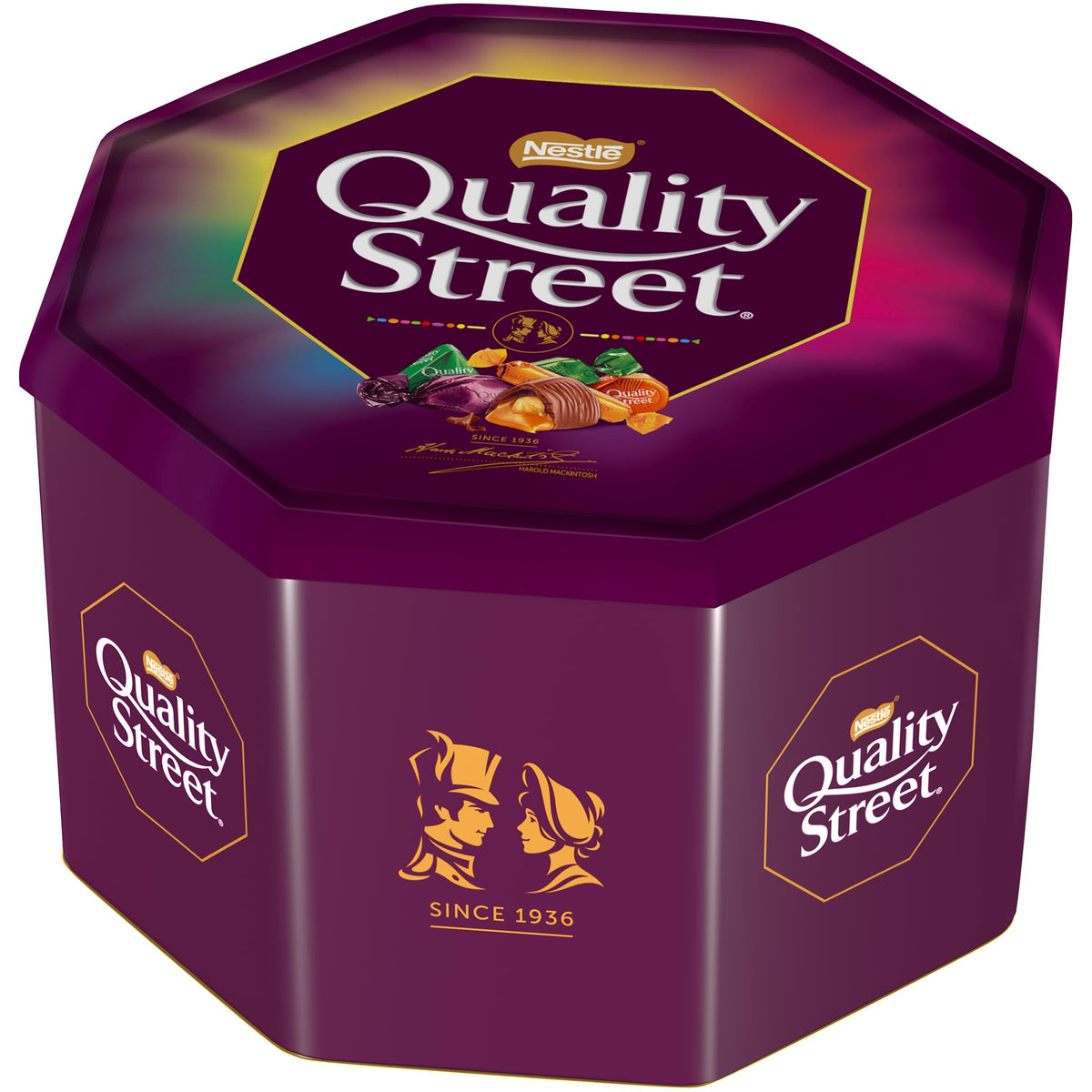 NESTLÉ QUALITY STREET Bombones de Chocolate con Leche y Caramelo Lata 2kg