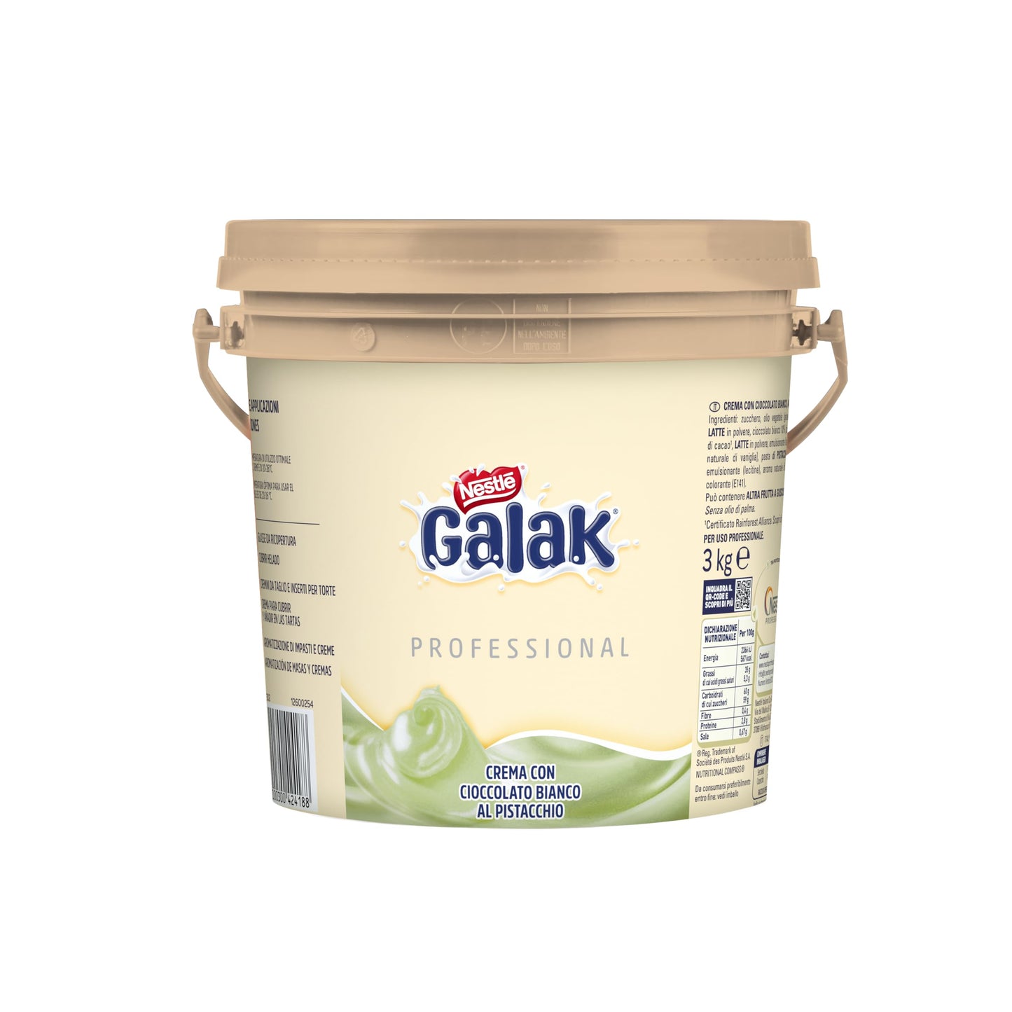 MILKYBAR Untable de Pistacho, cubo de 3kg