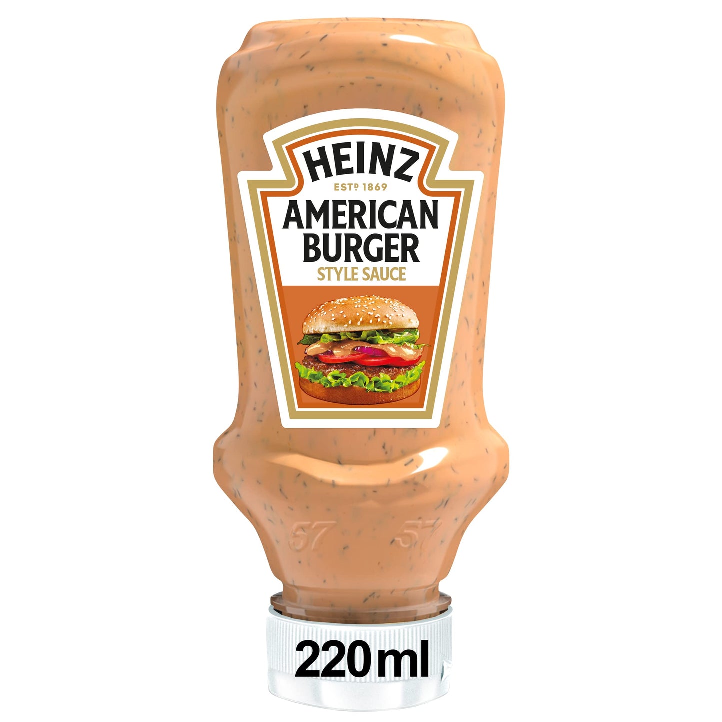 Heinz Salsa Burguer Estilo Americana Bocabajo 220ml