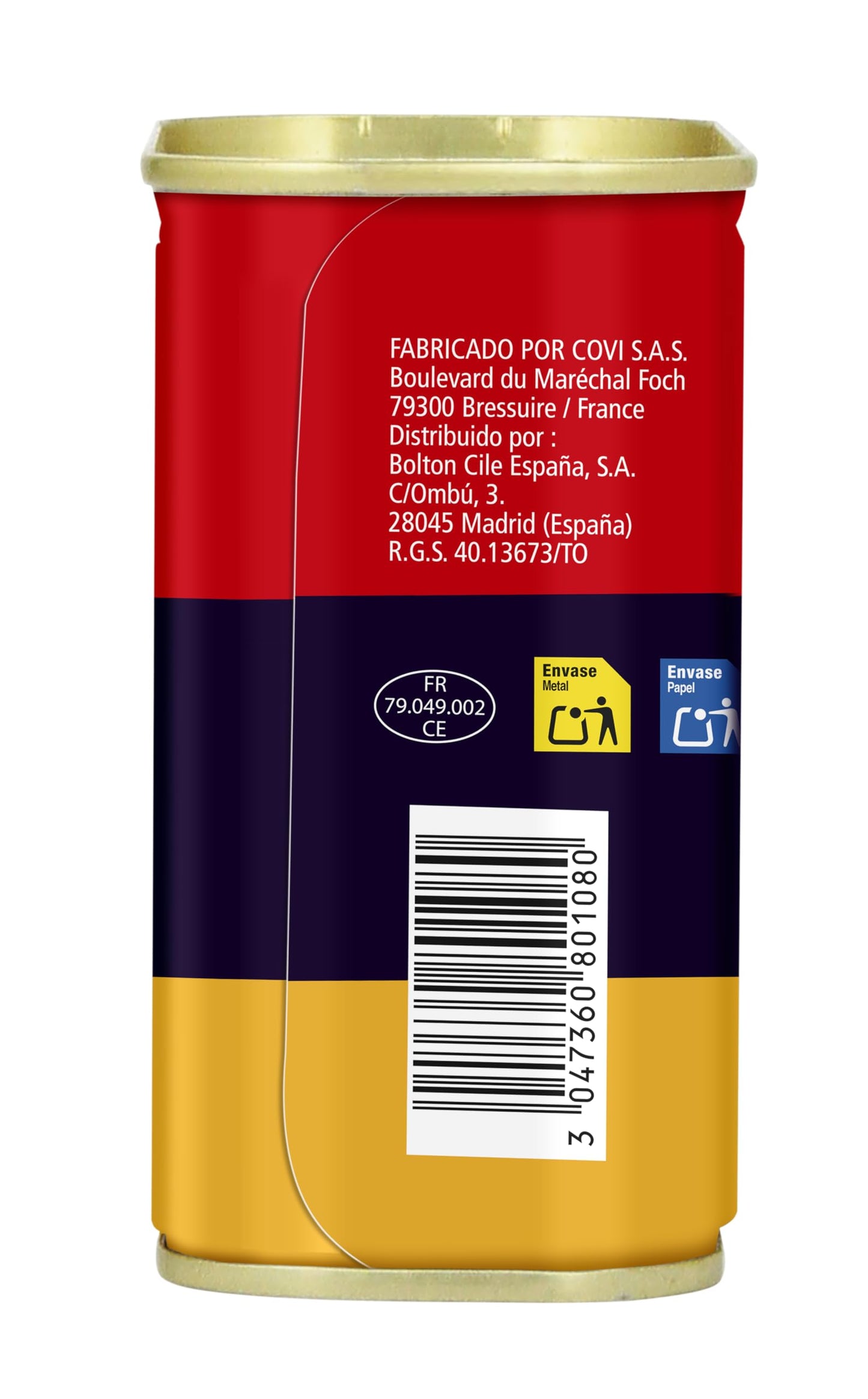 Hereford Carne de res enlatada, 1 lata de 340gr