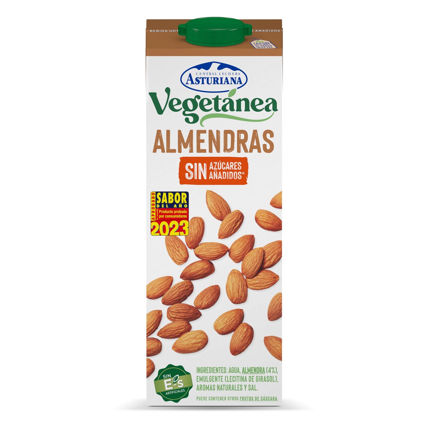 Central Lechera Asturiana Vegetánea Bebida Vegetal de Almendras, Brik 1L