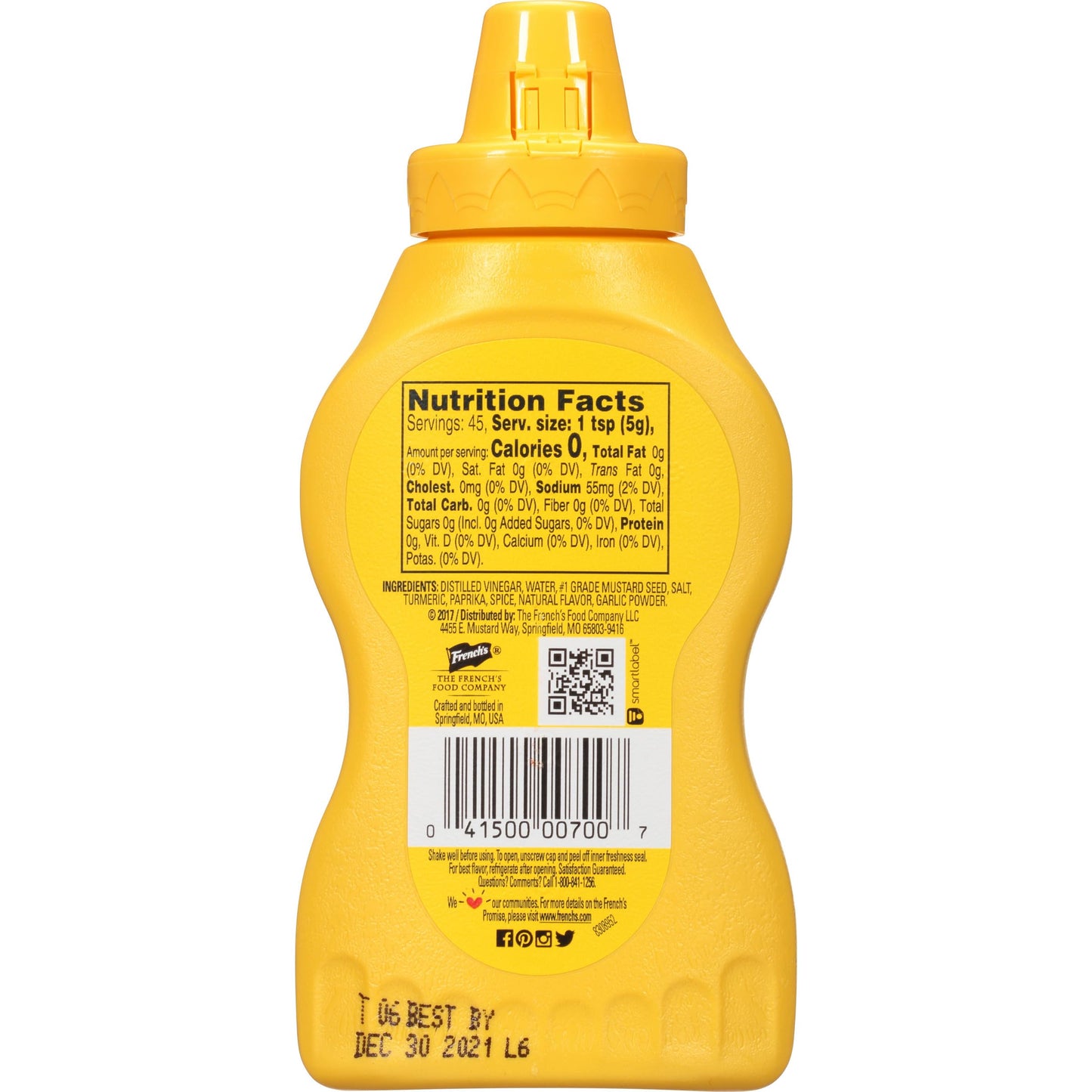 Frenchs Classic Yellow Mustard Té - 226 gr