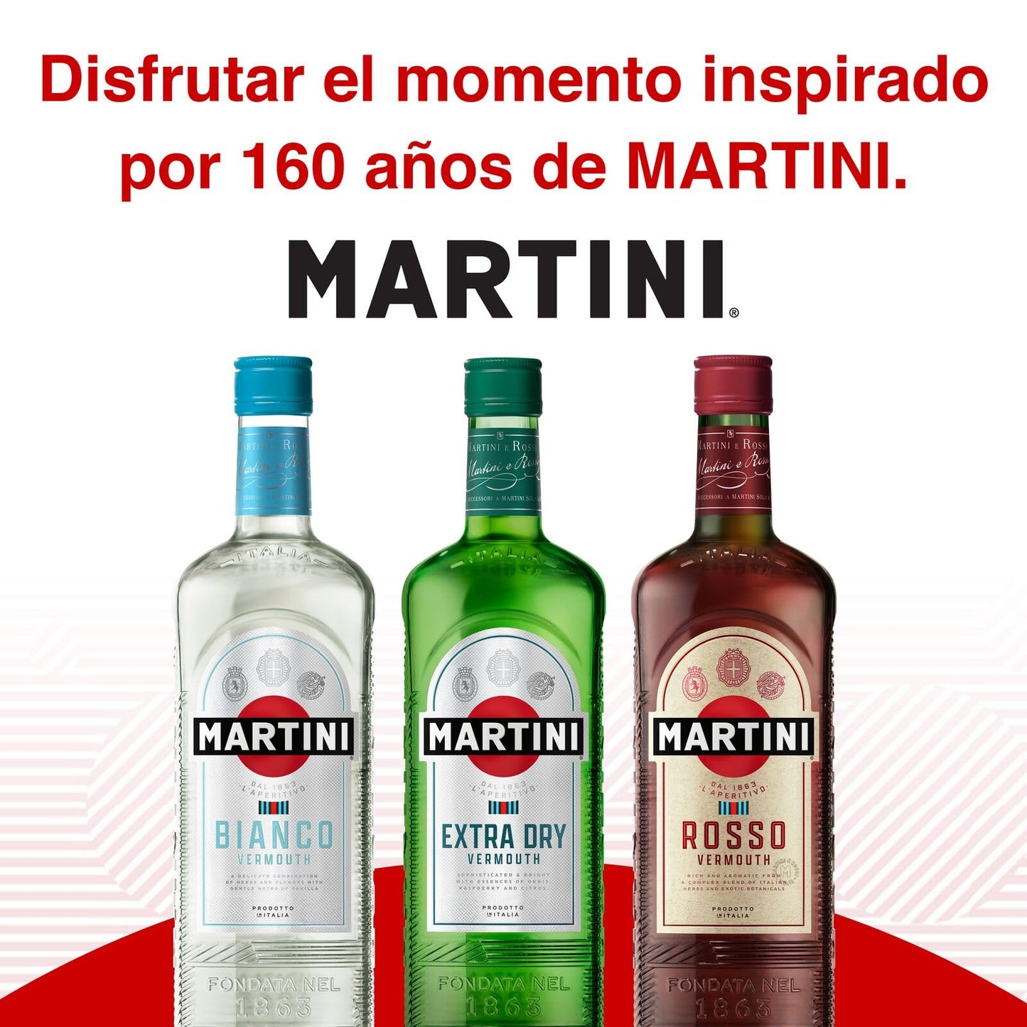 MARTINI Bianco White Vermouth Aperitivo, 15% ABV, 150cl / 1,5L, Vermut italiano con infusión de hierbas aromáticas y flores