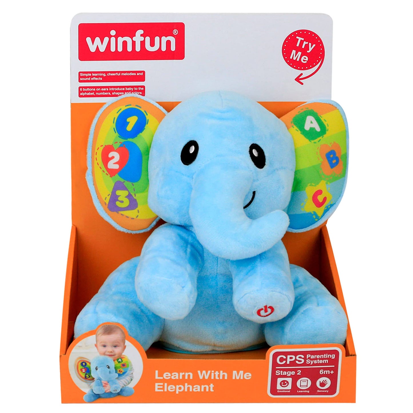 winfun - Elefante educativo con luz y sonido winfun
