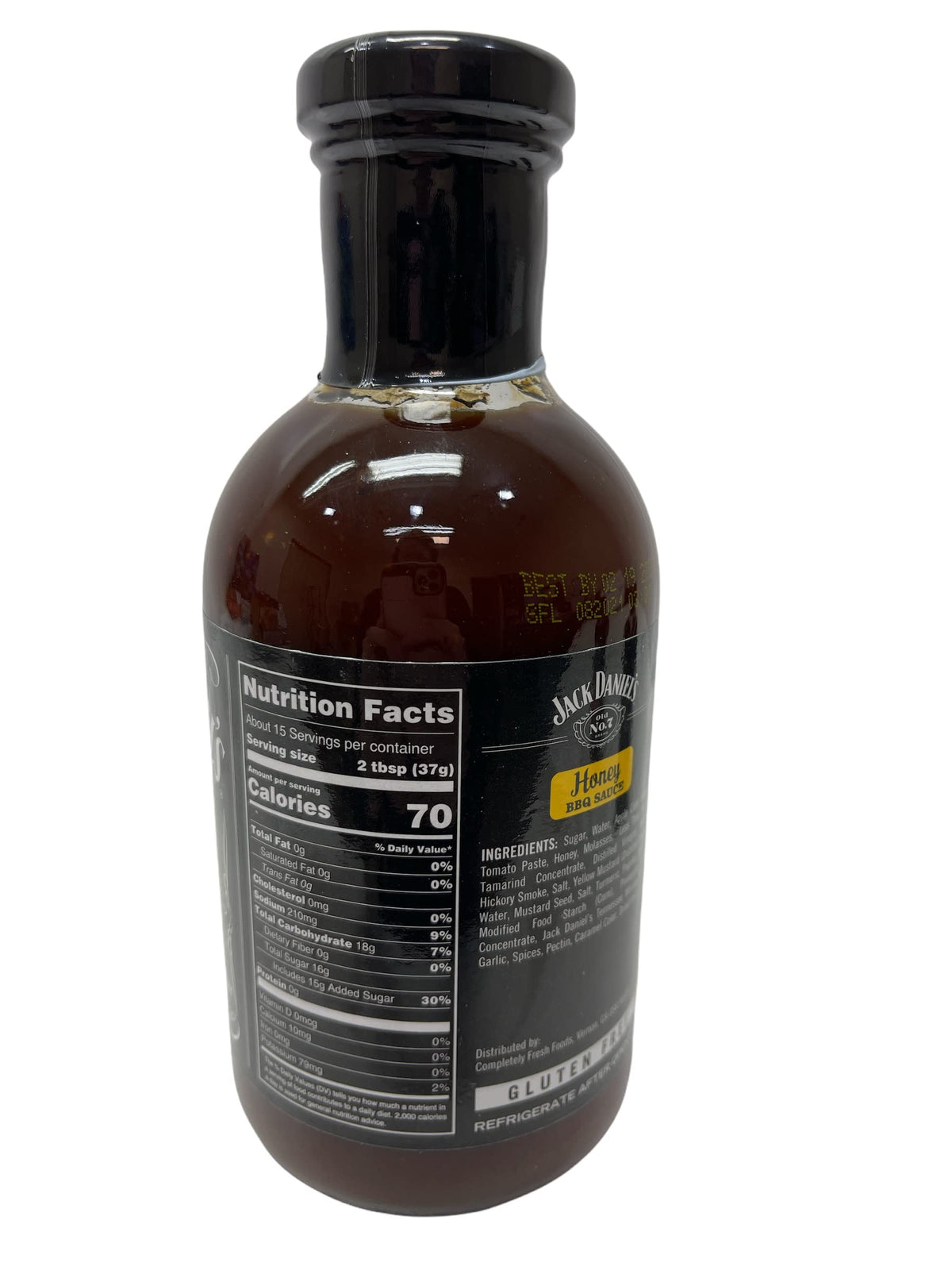 Jack Daniels 19.5oz BBQ Sauce Bundle: Original, Sweet & Spicy, Honey and ThisNThat Recipe Card