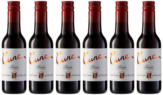 Cune Rioja - Paquete de 6 x 187.50 ml - Total: 1125 ml