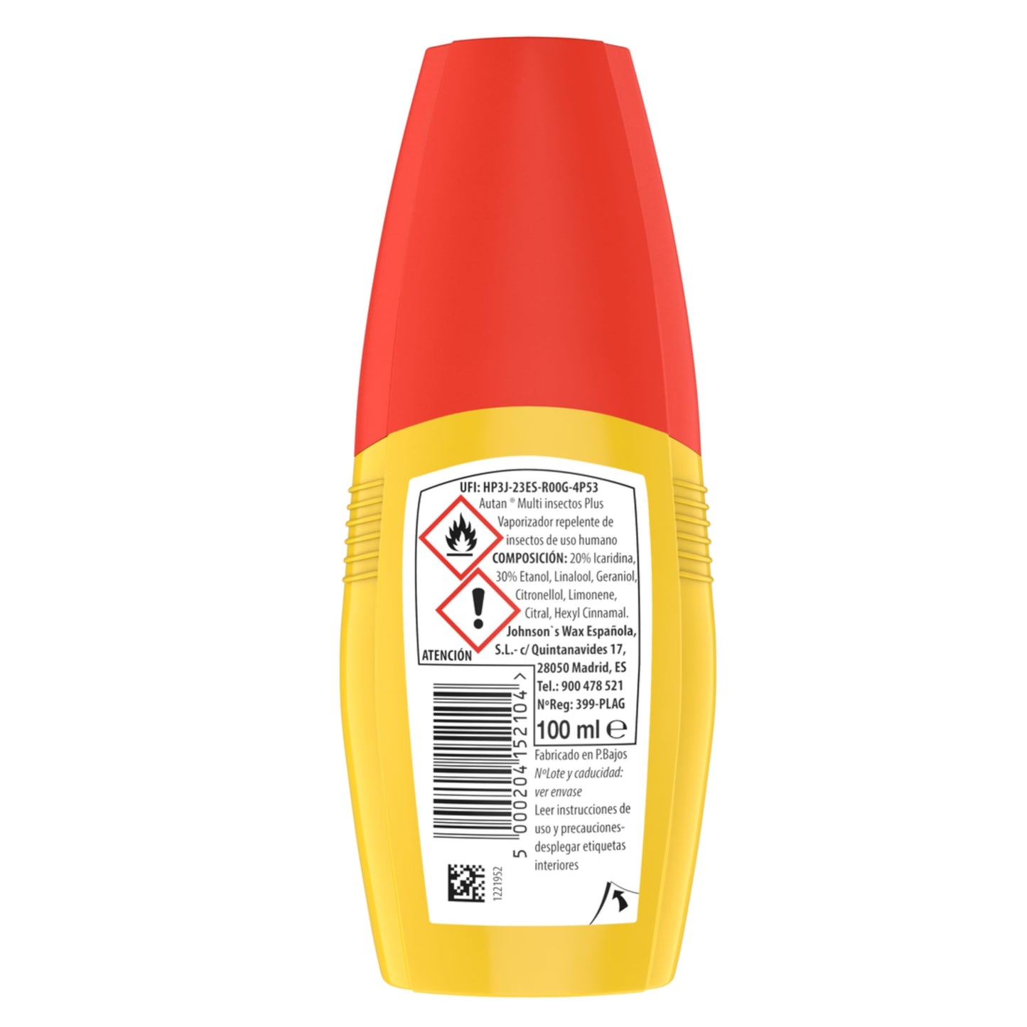 Autan Protection Plus Repelente de Mosquitos Vaporizador, 100 ml (Paquete de 1), Aerosol