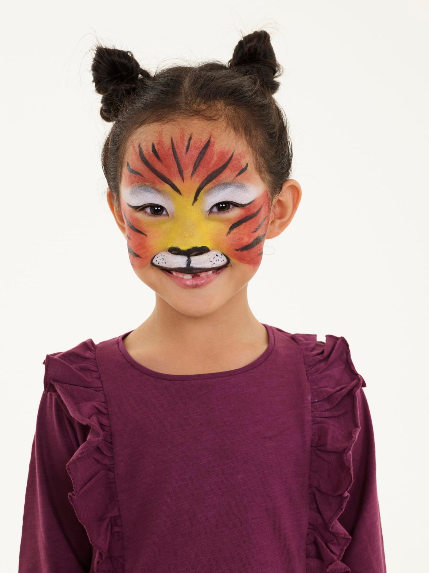 Carioca Mask Up Animales, Kit de Pintura Facial para Niños y Niñas, Barras de Maquillaje Ideal para Navidad, Halloween, Carnaval y Fiestas - 3 Colores y 2 Tutoriales - Dermatológicamente Testado