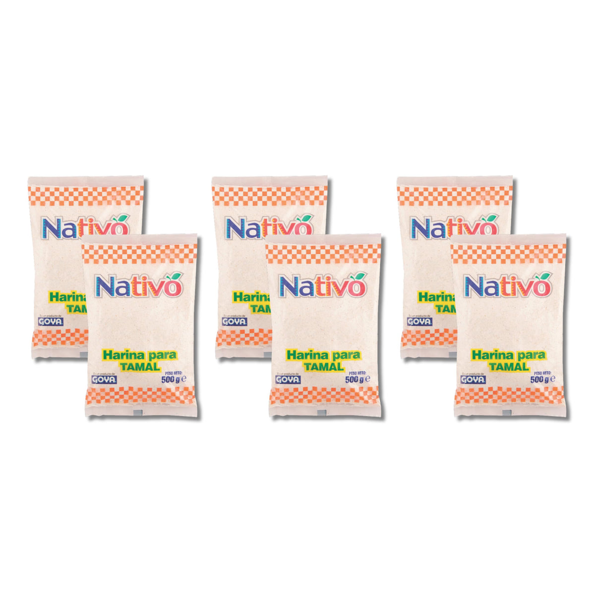 Harina para Tamal de Maíz - Pack Ahorro 6 x 500g (3kg Total) - Harina de Maíz de Textura Ideal para Tamales Tradicionales y Recetas Latinoamericanas - Goya - Formato Familiar - NEXU