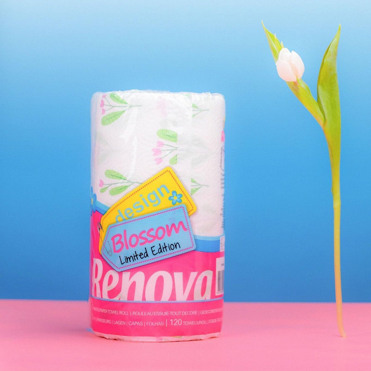 Renova Design Paper Towel 1 rollo de papel