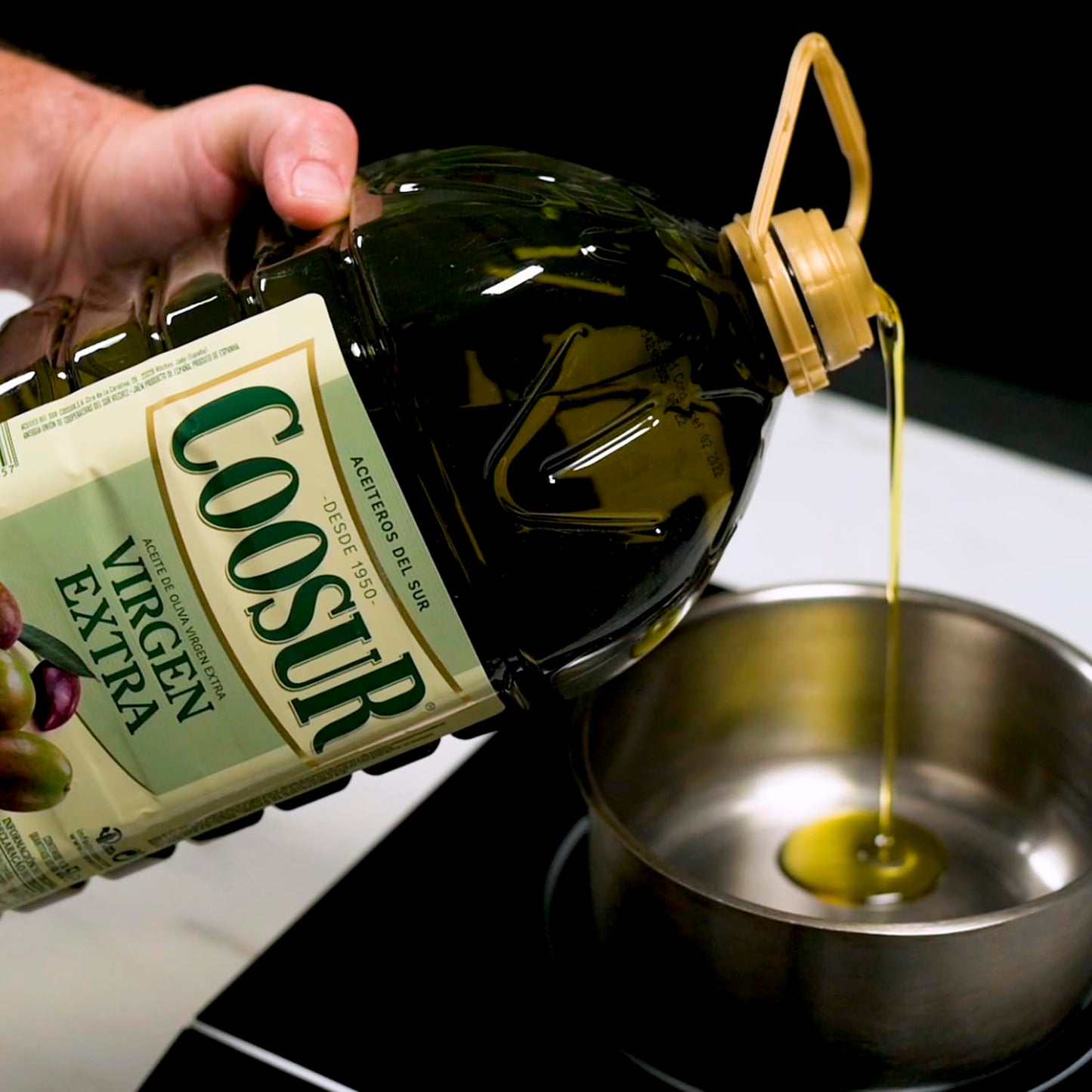 COOSUR - Aceite de Oliva Virgen Extra 5 Litros Selección, Ideal para Cocinar, Repostería o en Crudo - Aceite Oliva Virgen Extra 5 Litros Garrafa PET