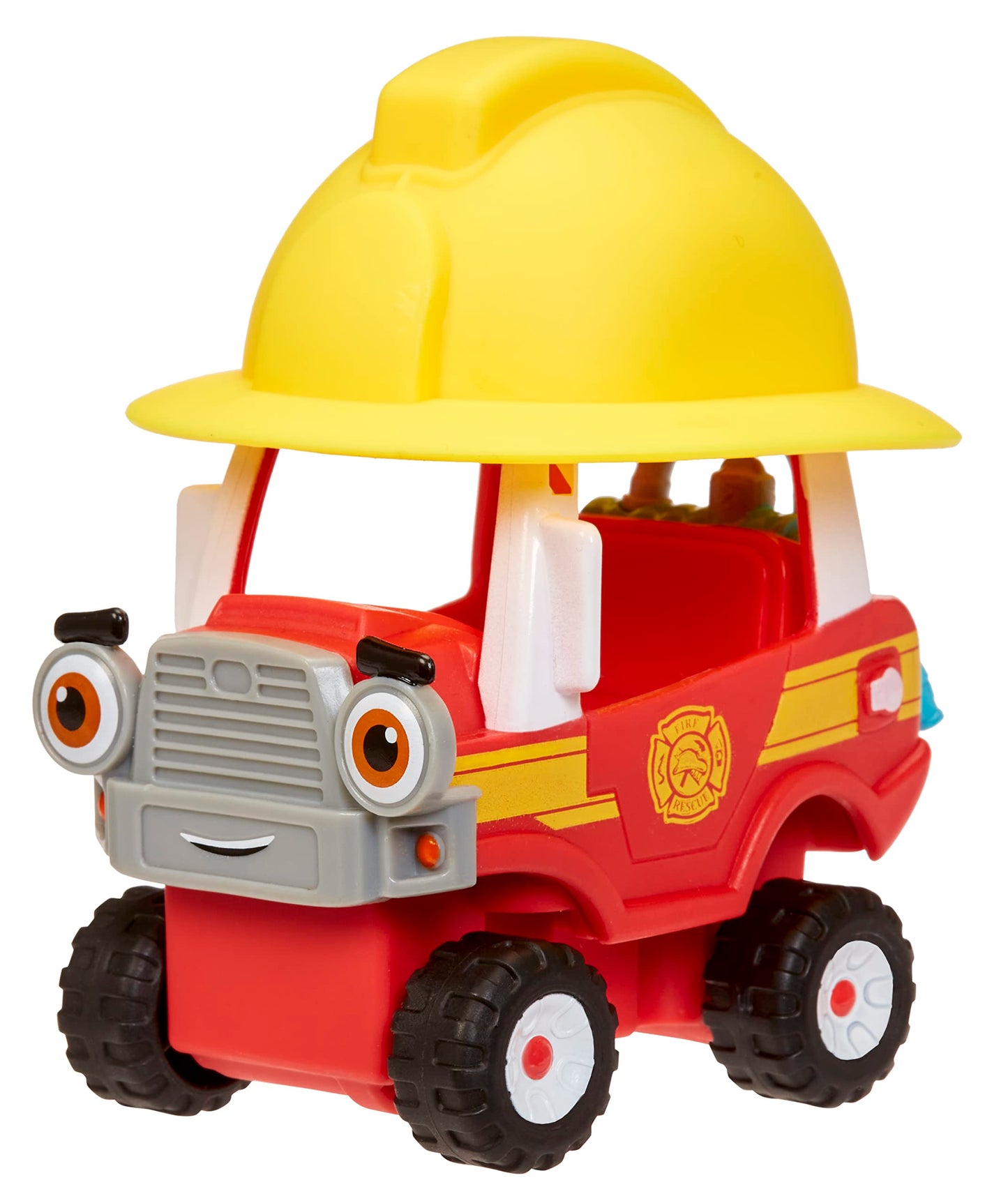Little Tikes Let's Go Cozy Coupe Estación de Bomberos - Incluye un camión de bomberos, un sombrero, una parrilla para barbacoa y una boca de incendios - Edad: 3+ años