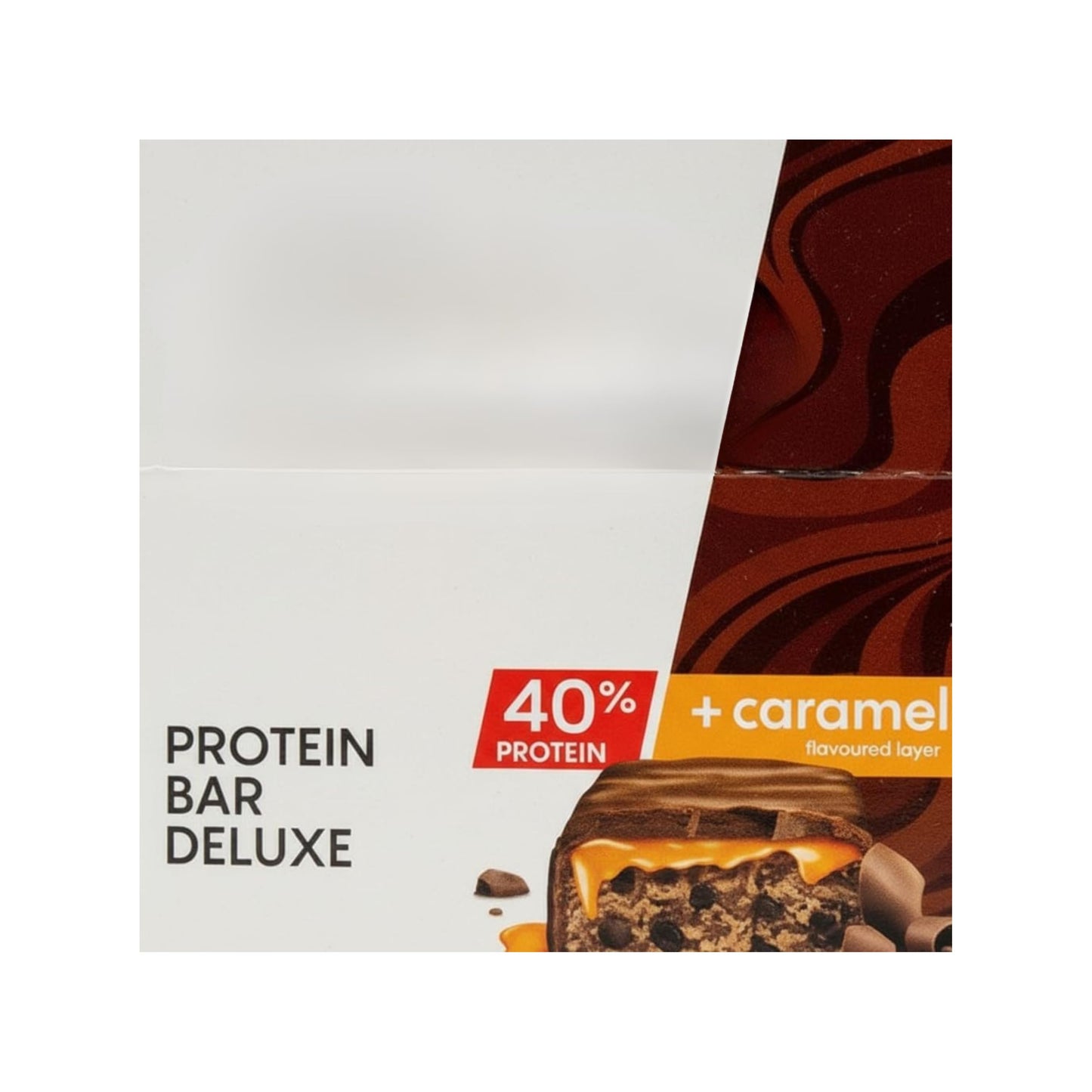 Barras de Proteína Bar Deluxe Chocolate Brownie y Caramelo - 1 Pack de 12 uds 0g | Barrita Proteica con 20g de Proteína y Baja en Azúcar | Snack Saludable para Deportistas - NEXU