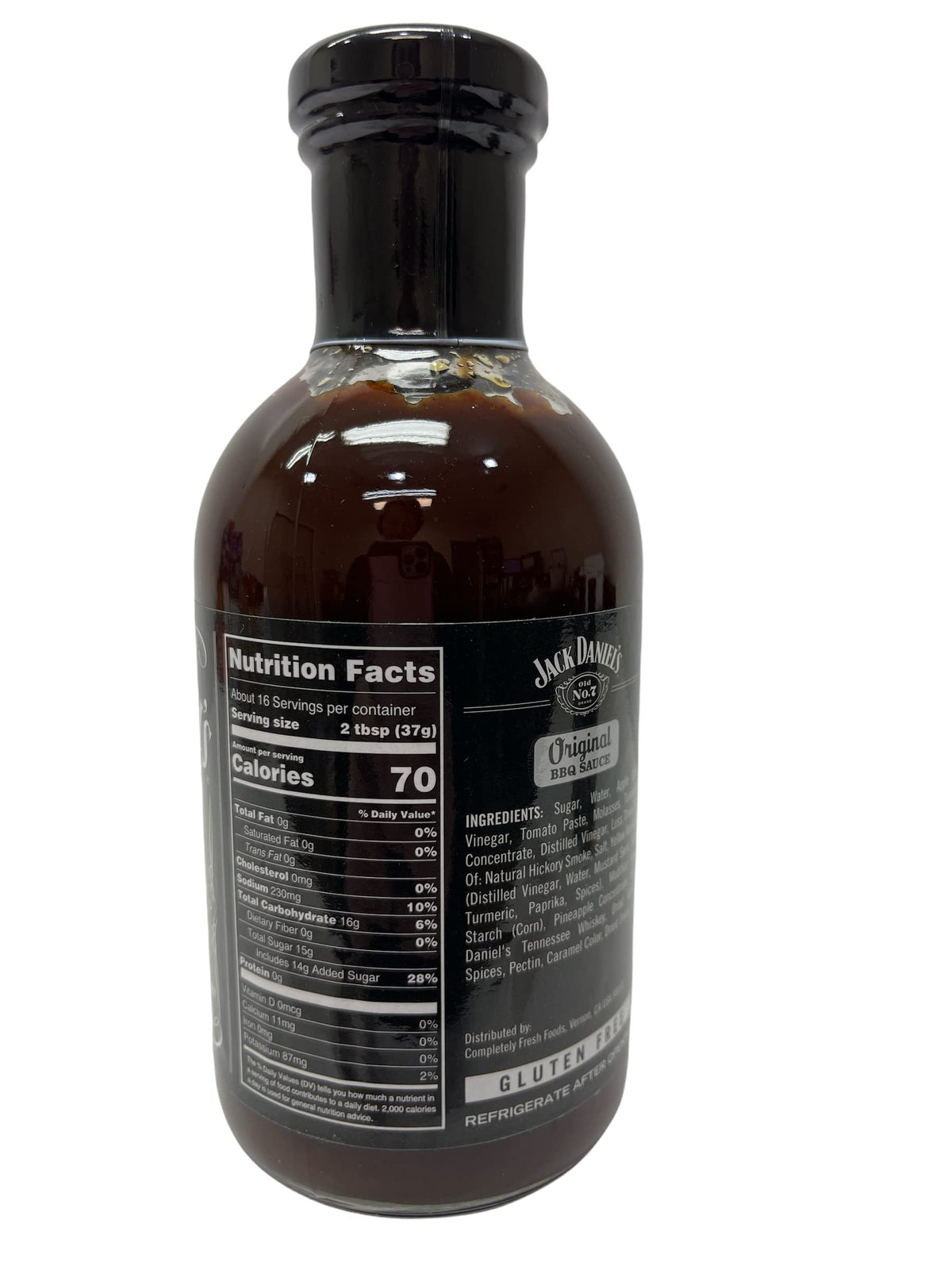 Jack Daniels 19.5oz BBQ Sauce Bundle: Original, Sweet & Spicy, Honey and ThisNThat Recipe Card