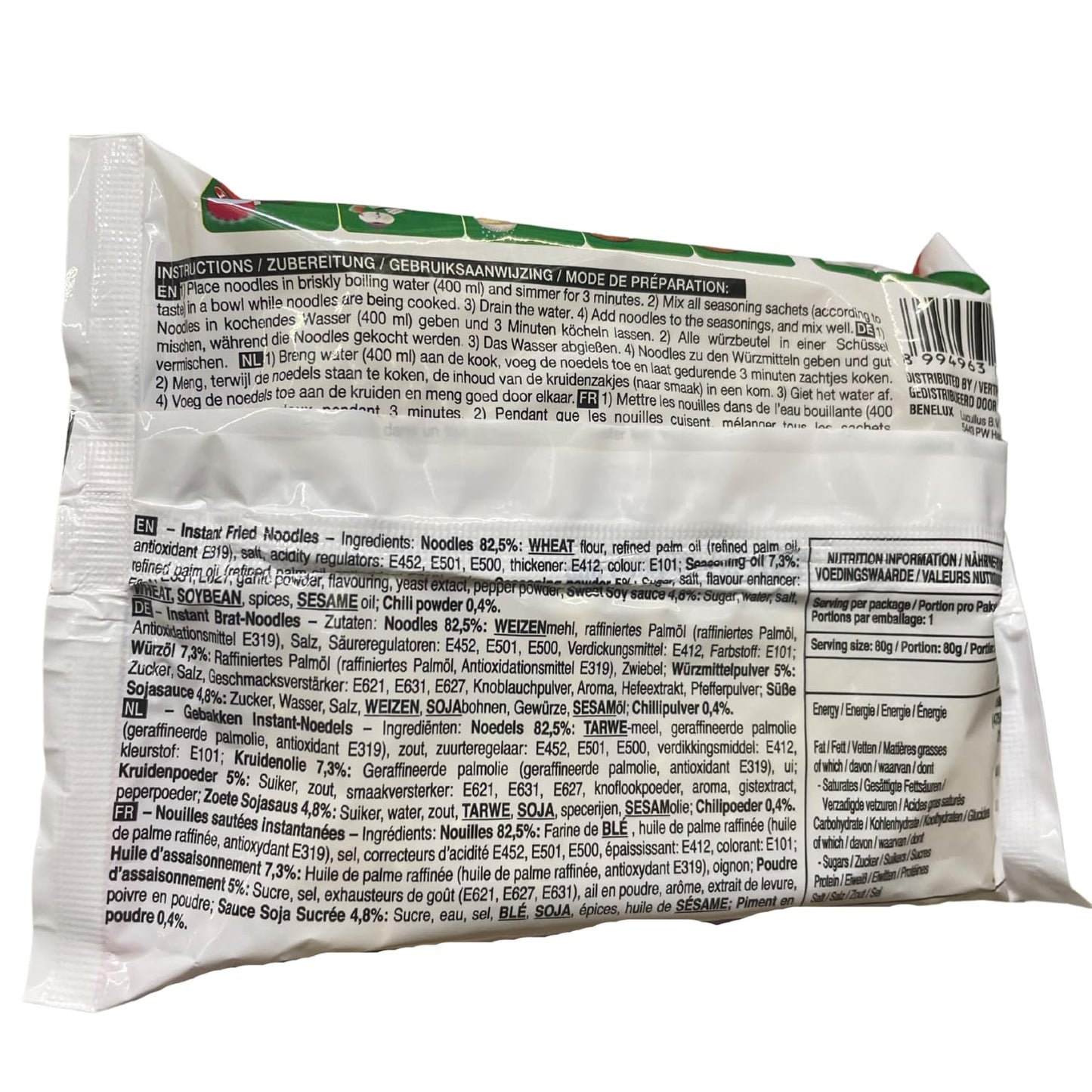 Indomie Tallarines instantáneos fritos Mi Goreng, sabor Fideos salteados, 85 g (paquete de 40) (el empaque puede variar)
