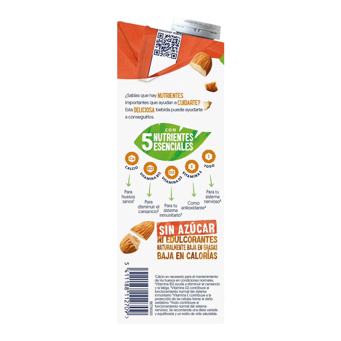 Alpro Bebida Vegetal de Almendras sin azucar 1L