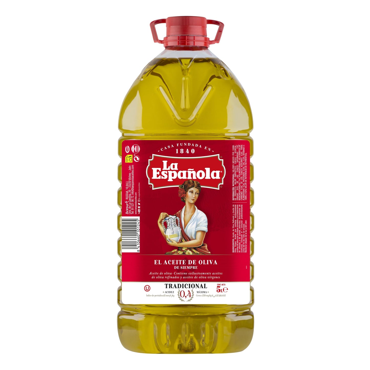 LA ESPAÑOLA - Aceite de Oliva Suave. Garrafa 5 Litros