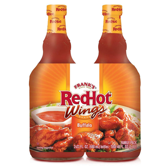 Frank's Redhot Buffalo Wing Sauce 680 ml (Pack of 2)