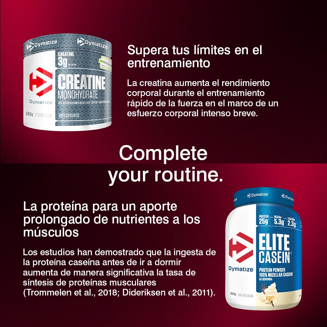 Dymatize ISO 100 Hydrolyzed Gourmet Vanilla 2264g - Hidrolizado de Proteína de Suero Whey + Aislado en Polvo