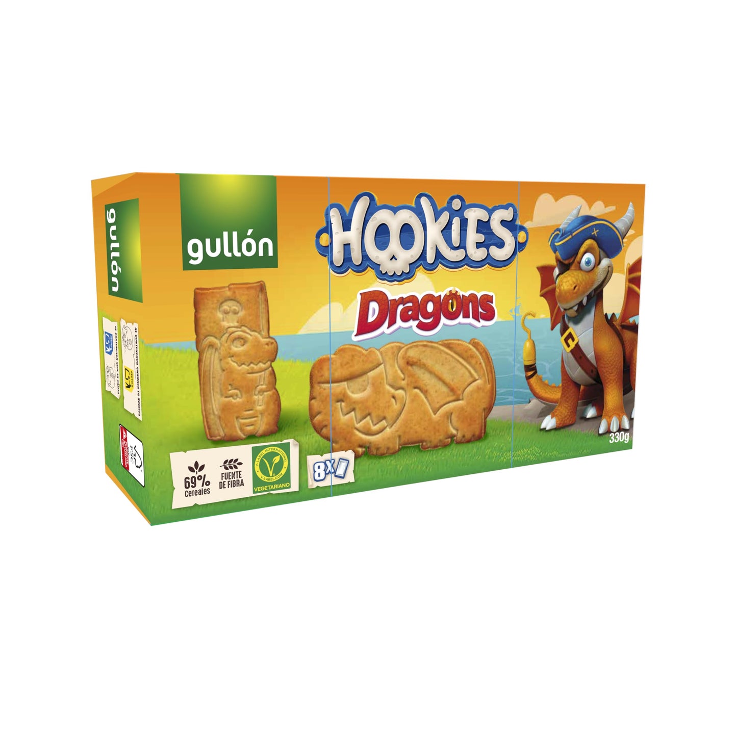 GULLON dragons galletas caja 300 grs