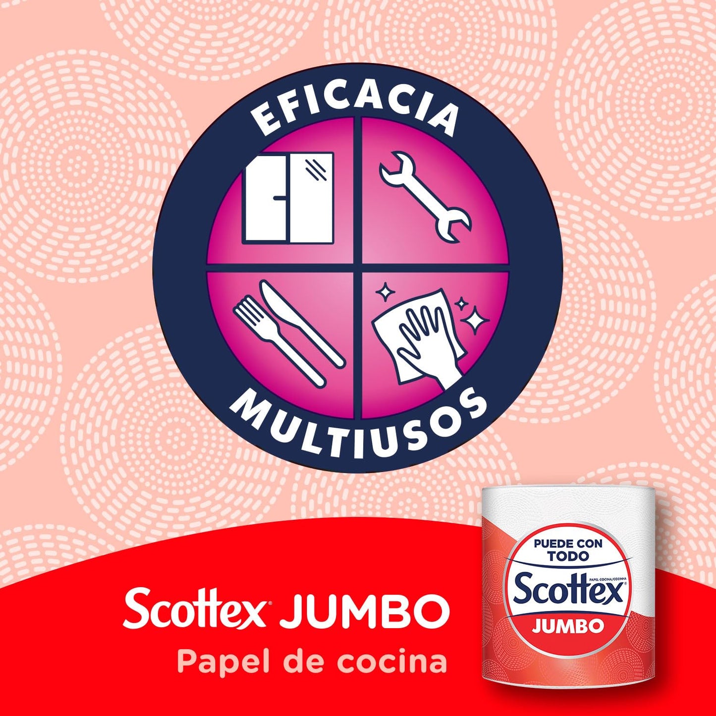 Scottex Jumbo Papel de cocina 1 rollo