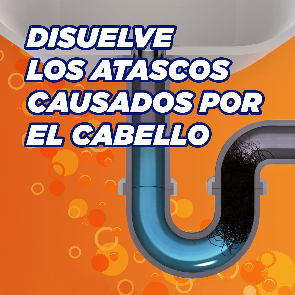 Mr Muscle - Forza Desatascador Gel Power. Gel limpia tuberías. Desatascador líquido potente desagües, Pack de 2 Uds, Cantidad total 2x1L