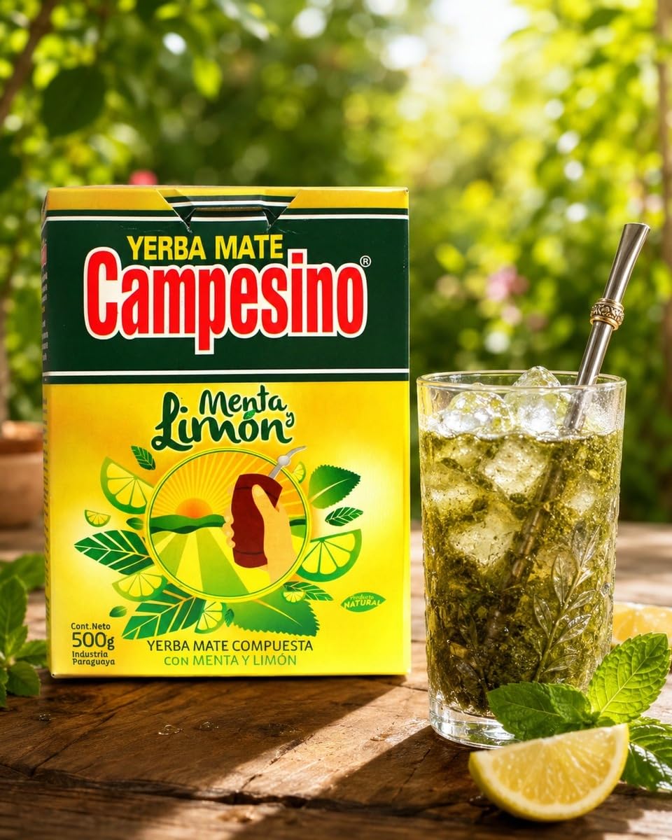Yerba mate Campesino Menta y limón 500gr