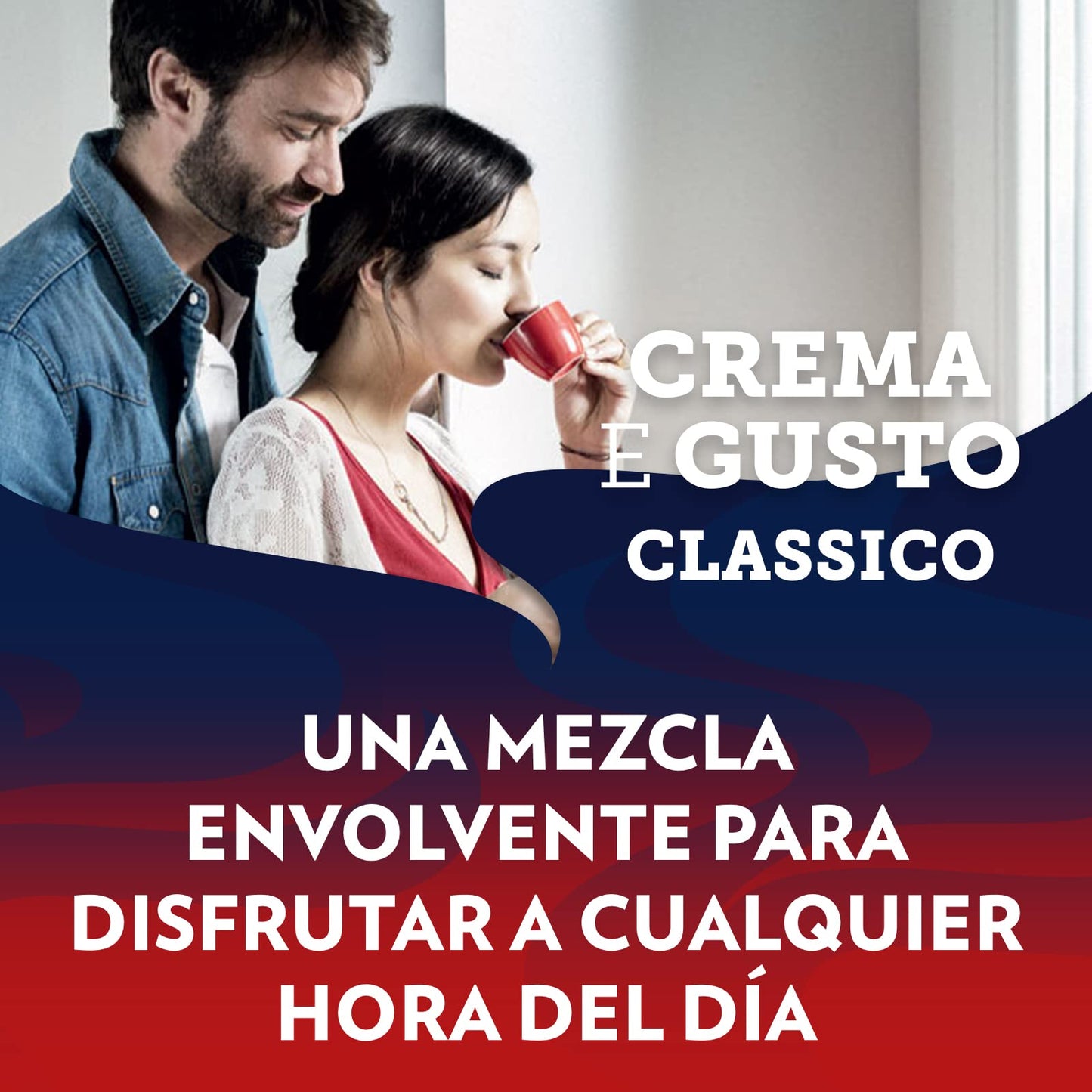 Lavazza, Crema e Gusto Classico, Café Molido Natural, Ideal para Cafetera Italiana, de Filtro y Francesa, con Notas Aromáticas de Especias, Arábica y Robusta, Intensidad 7, Tueste Oscuro, 250 g