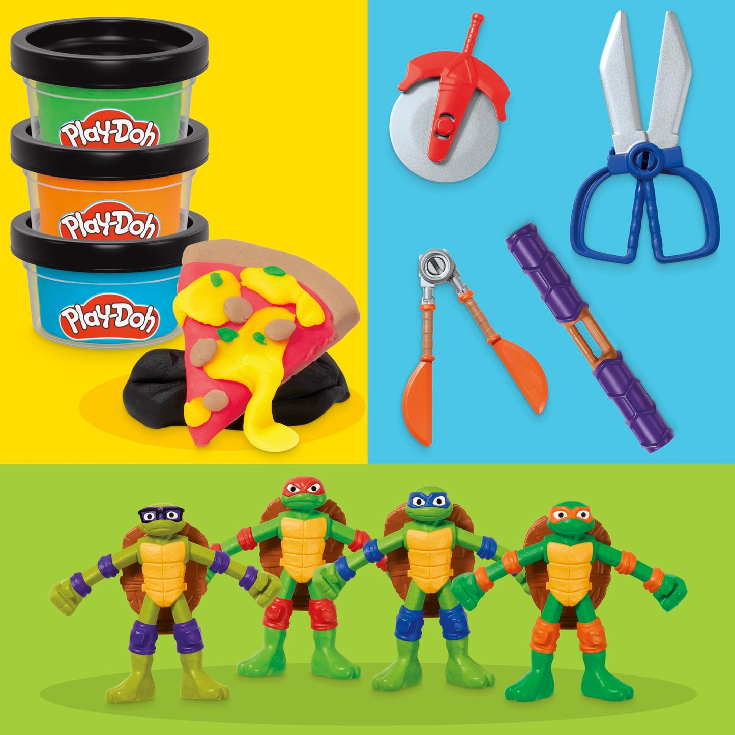 Play-Doh Teenage Mutant Ninja Turtles, Set de Juego Creaciones Cowabunga