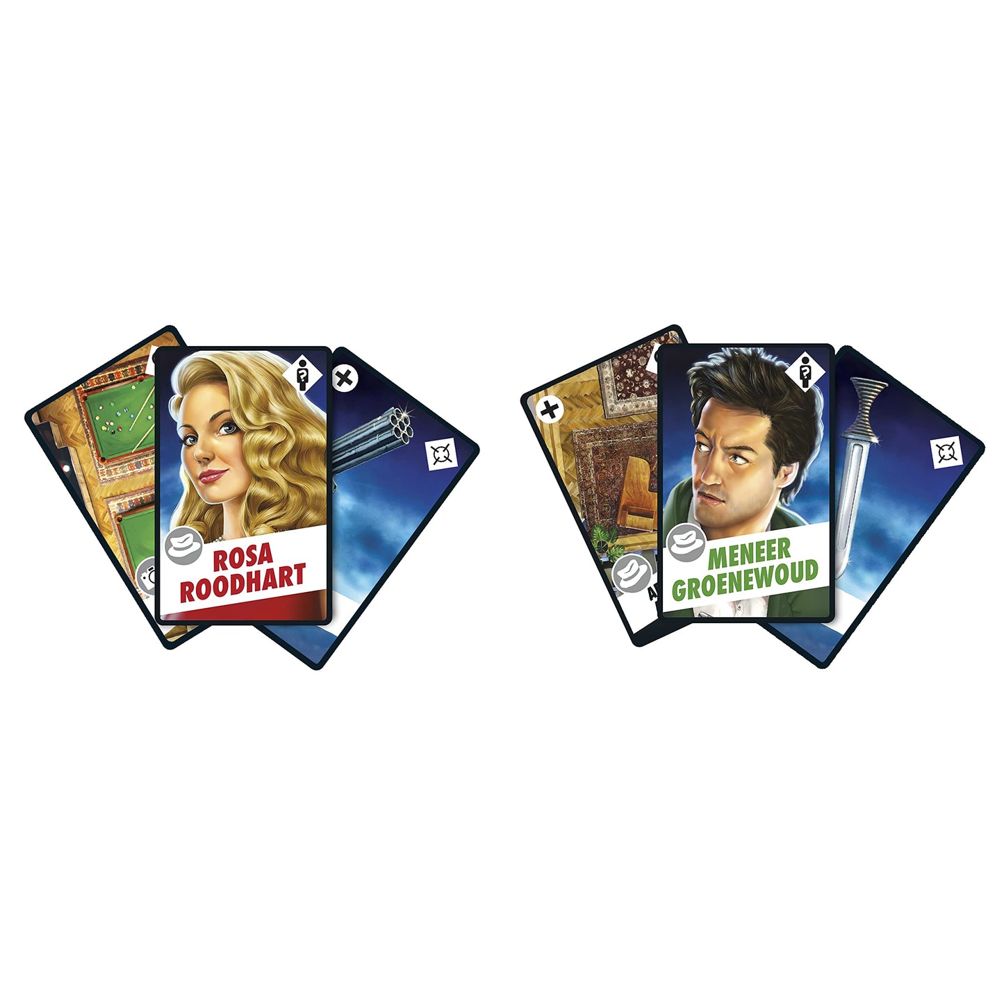 Hasbro Gaming Spel Cluedo kaartspel