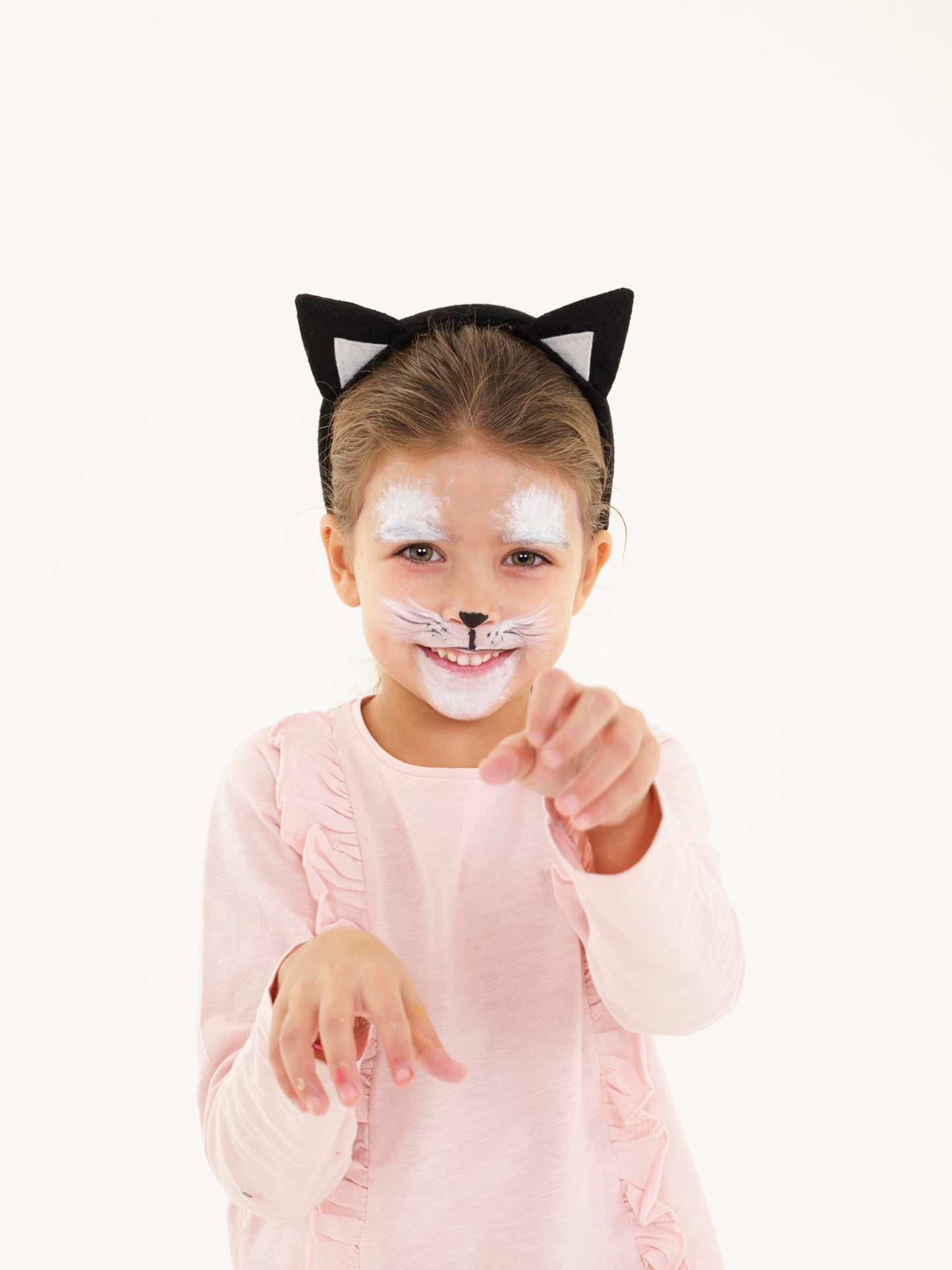 Carioca Mask Up Princess, Kit de Pintura Facial para Niñas, Barras de Maquillaje Ideal para Navidad, Halloween, Carnaval y Fiestas - 3 Colores y 2 Tutoriales - Dermatológicamente Testado